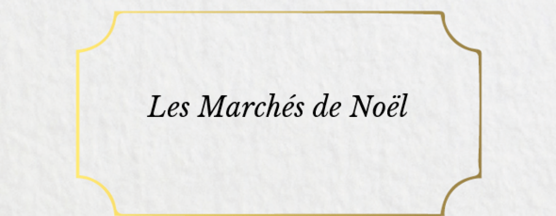 Les marchés de Noël