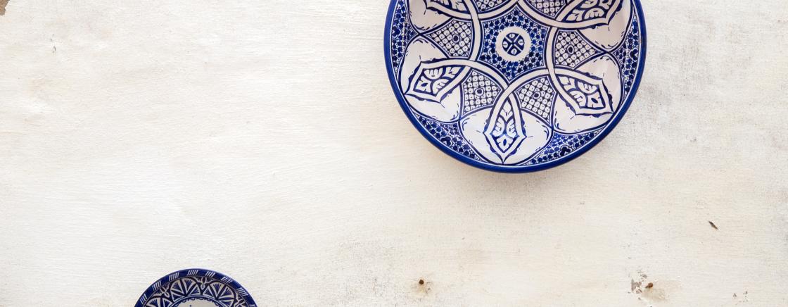 Tableware in faience